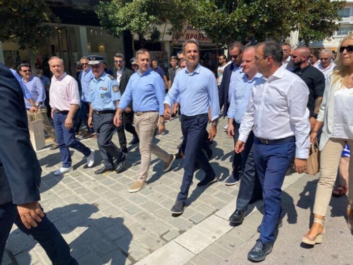 ΠΑΣΟΚ-ΚΙΝΑΛ επίσκεψη Μητσοτάκη