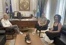 Για το πρόβλημα του νερού ενημέρωσε η Β. Μητλιάγκα την Φ. Αραμπατζή Για το πρόβλημα του νερού ενημέρωσε η Β. Μητλιάγκα την Φ. Αραμπατζή