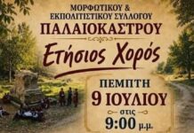 Ετήσιος χορός του Μορφωτικού & Εκπολιτιστικού Συλλόγου Παλαιοκάστρου Μορφωτικός & Εκπολιτιστικός Σύλλογος Παλαιοκάστρου Ετήσιος χορός 2026