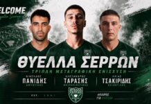 Θύελλα Σερρών: Τριπλή μεταγραφική ενίσχυση με Πανίδη, Ταράση και Τσακιρίδη